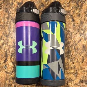 Under Armour Dual Water Bottles - Purple and Blue